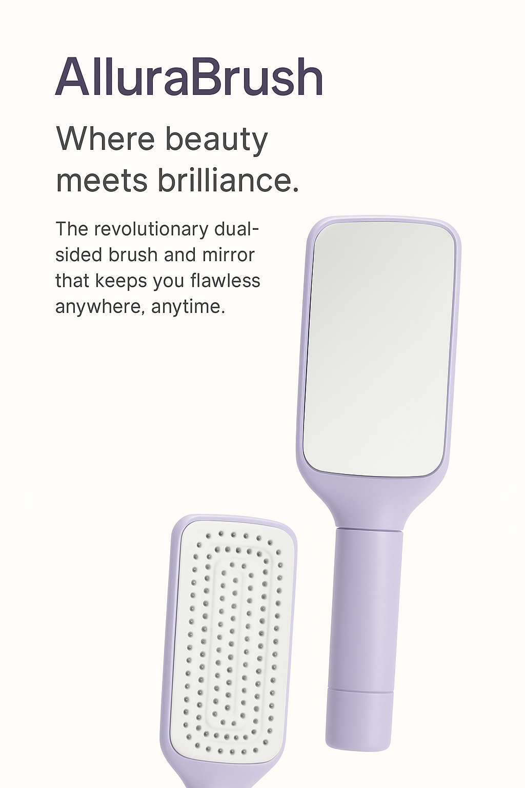 4-in-1 Self-Cleaning Hairbrush