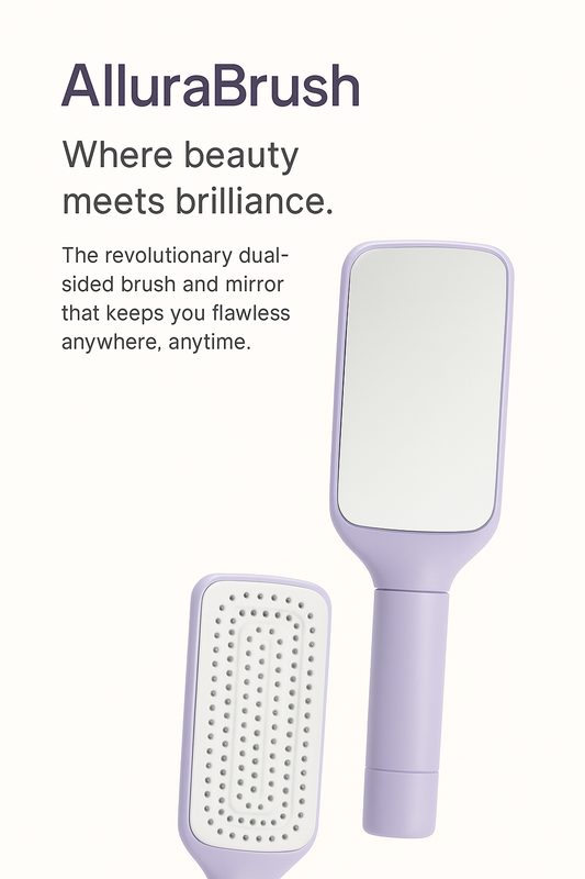 4-in-1 Self-Cleaning Hairbrush